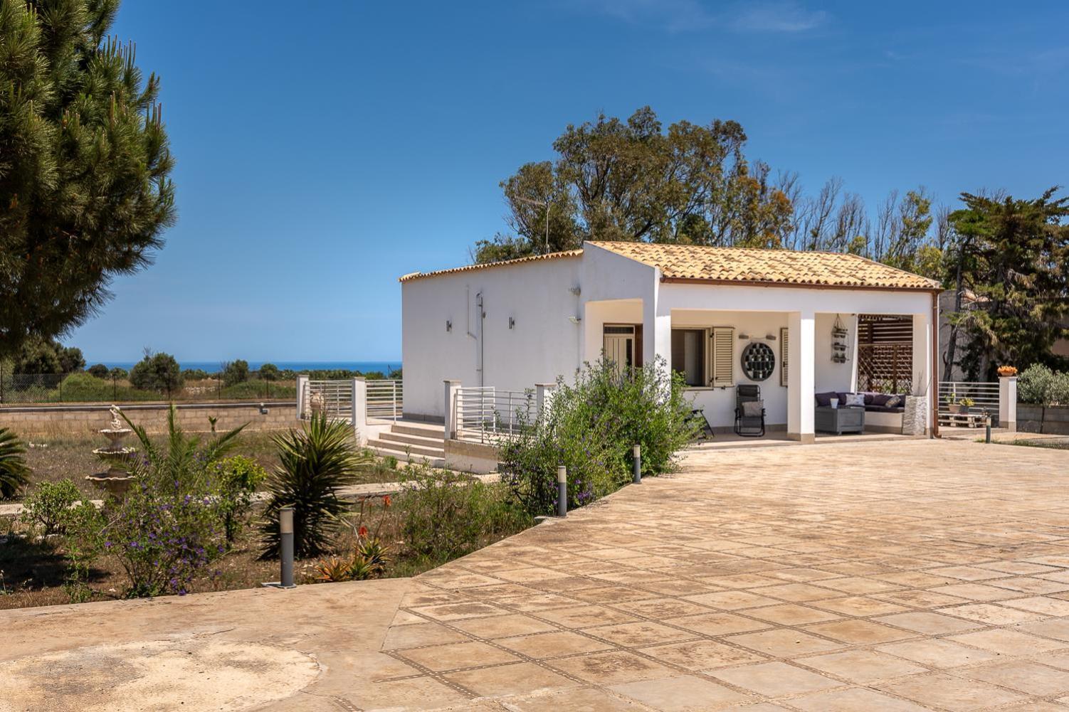 Villa alla Riserva Marina Syracuse Esterno foto